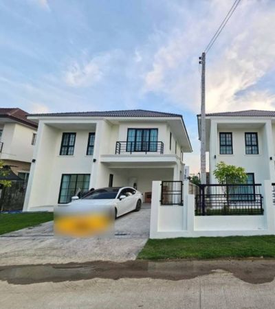 บ้านเดี่ยวสร้างใหม่เอี่ยม ใกล้แยกรวมโชค เฟอร์นิเจอร์ครบ โซนหายาก