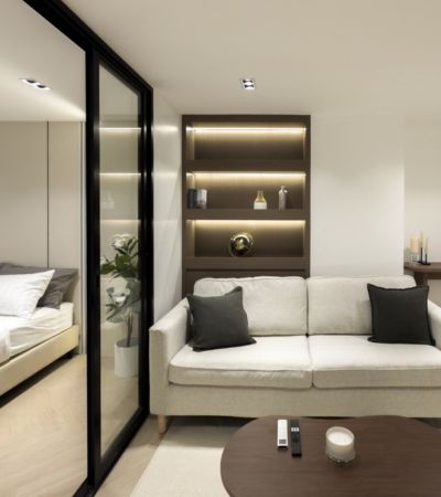 ศรีธนาคอนโด 2 รีโนเวททุกมุม สวย บิวท์อินทั้งห้องครบ ทำเลใกล้นิมมา