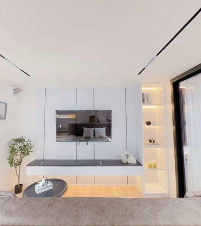 ศรีธนาคอนโด 2 ห้องรีโนเวทใหม่ ตกแต่งพร้อมเข้าอยู่ ใกล้ ถ.นิมมาน