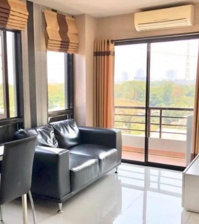 ห้องใหม่มาก (ห้องมุม) เฟอร์ครบ ระเบียงวิวสวย ทิศใต้ รับลมเย็นทั้