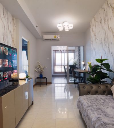 ศุภาลัย มอนเต้ ใกล้เซ็นทรัล ห้องใหญ่ แบ่งกั้นเป็นสัดส่วน พร้อมเฟอ