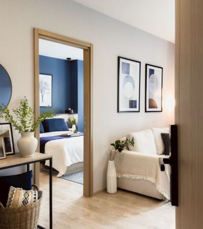 The Base Height ห้องมุม วิวสวน สวยตรงปก ตกแต่งพร้อม เฟอร์นิเจอร์ค