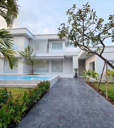 พูลวิลล่าส่วนตัว โมเดิร์น ลักซูรี พื้นที่กว้างมาก ตกแต่งพร้อมเข้า