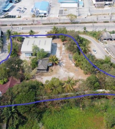 ที่ดินพร้อมสิ่งปลูกสร้าง 2 ไร่กว่า ติดวงแหวนรอบ 2 ใกล้รร.นานาชาติ