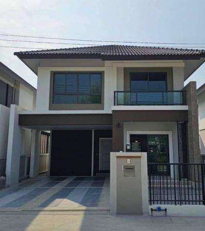 กาญจน์กนก 12 เฟส 3 บ้านในโครงการใหญ่ ติด รร.นานาชาติคอนคอร์ด 5 นา