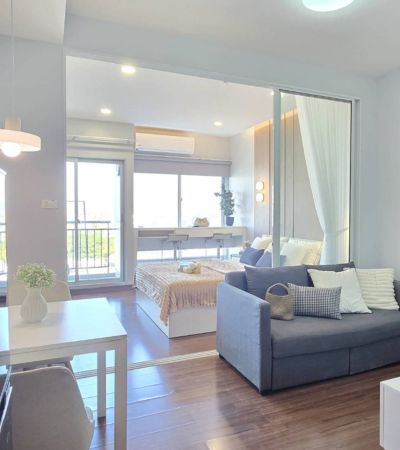 Supalai Monte 2 ห้องรีโนเวทใหม่ กั้นห้องนอนเป็นสัดส่วน เฟอร์ครบ