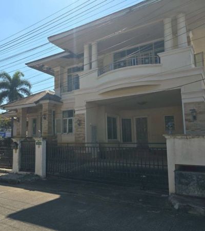 บ้านในโครงการ หลังมุม พร้อมสวนพื้นที่เยอะ ติดโลตัสรวมโชคเดินไปได้