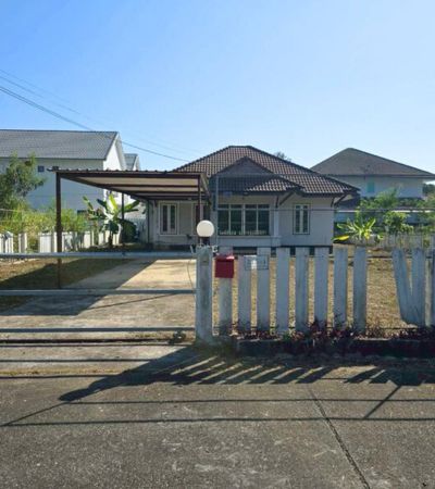 บ้านชั้นเดียว พร้อมที่ดินกว้างมาก ในหมู่บ้านเชียงใหม่วิวดอย น้ำไม