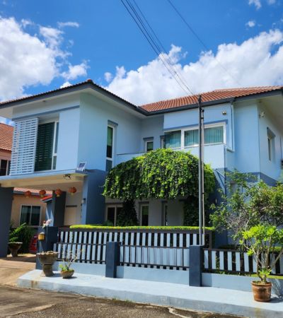 หมู่บ้านศิริพร ดอนจั่น บ้านแปลงใหญ่สภาพดีมาก น้ำไม่ท่วม มีสวนส่วน