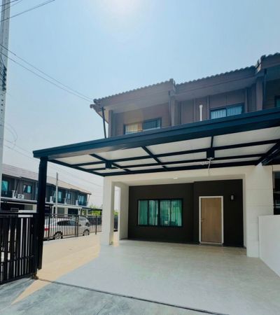 พฤกษาวิลล์ 120 สนามบิน ทำเลแม่เหียะ ทาวน์โฮมหลังใหญ่ แปลงหัวมุม