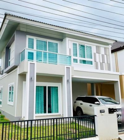 บ้านกาญจน์กนก 21 แม่เหียะ บ้านเดี่ยวพื้นที่เยอะ ทาสีใหม่ พร้อมเข้