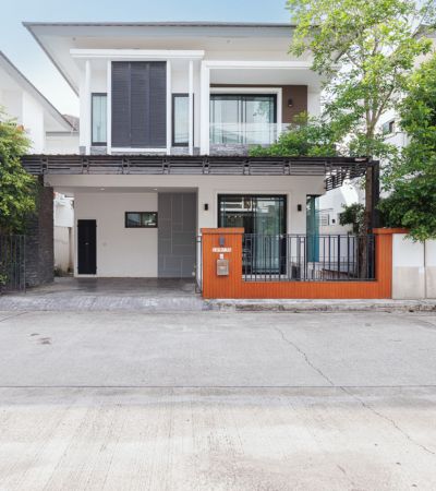 บ้านเดี่ยวในโครงการ The Pillow 142 ใกล้ รพ.ลานนา ฟรี Wi-Fi พร้อมใ