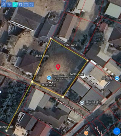 ที่ดิน 277 ตร.ว. ในโซนป่าแดด ใกล้บิ๊กซี อิเกีย แม็คโคร เพียง 5 นา