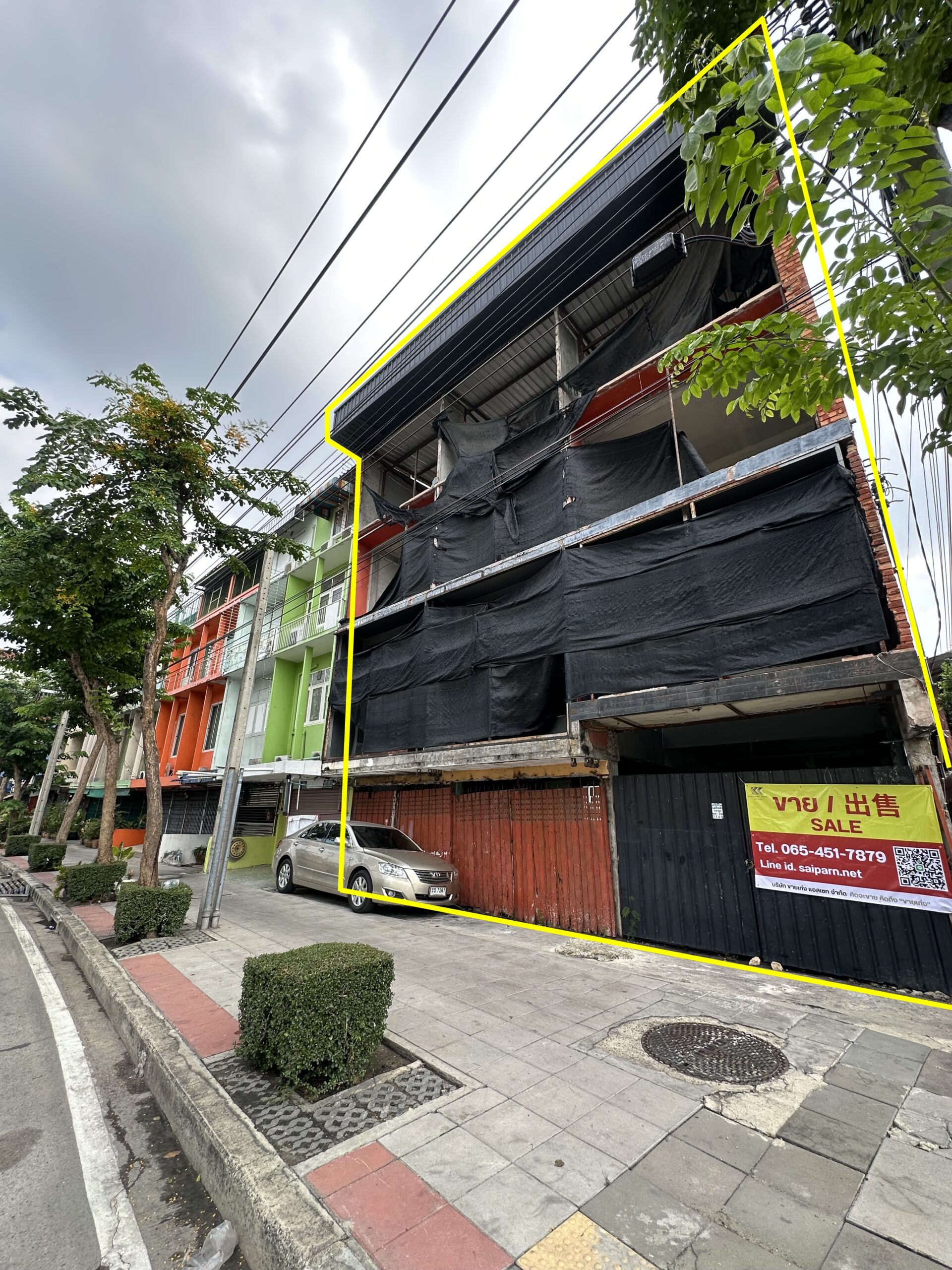 ขายที่ดินพร้อมสิ่งปลูกสร้าง ริมถนนราษฎร์บูรณะ