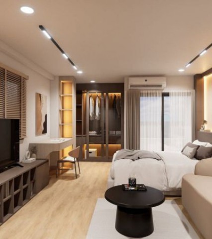 เคียงมอคอนโด ห้องมุมหายาก Built-in ครบทั้งห้อง เป็