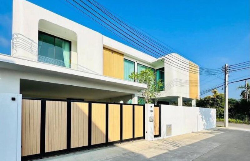 พูลวิลล่าส่วนตัว โซนหางดง บ้านใหม่สไตล์โมเดิร์น ใกล้ รร.นานาชาติ