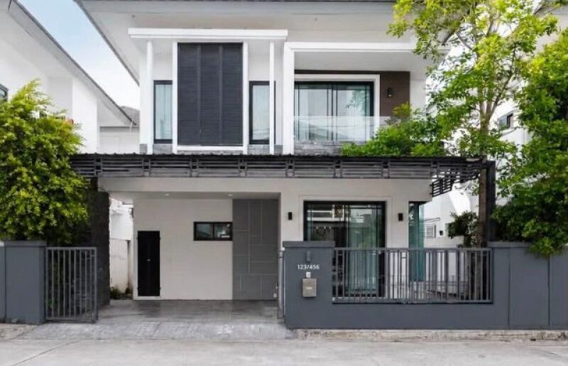 บ้านเดี่ยวพร้อมอยู่ ในโครงการ The Pillow 142 เงียบสงบ เป็นส่วนตั
