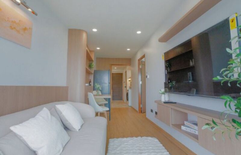 ชมดอยคอนโด (ตึกกลม) ห้องรีโนเวทใหม่ทั้งห้อง กว้าง เป็นสัดส่วน วิว