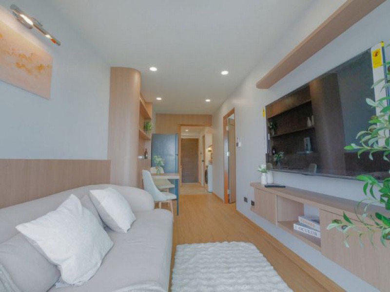 ชมดอยคอนโด (ตึกกลม) ห้องรีโนเวทใหม่ทั้งห้อง กว้าง เป็นสัดส่วน วิว